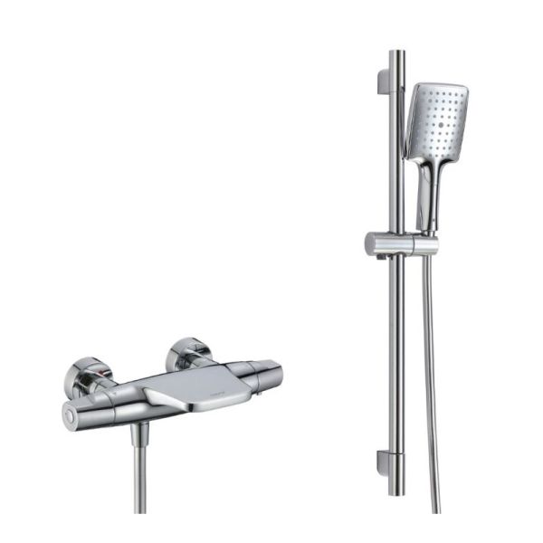 Смеситель для ванны с термостатом Savol SK-GR18D2-A, хром