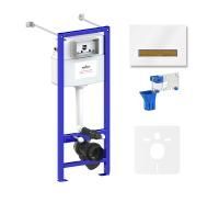 Комплект 5 в 1 инсталляции для подвесного унитаза Lavinia Boho Relfix 77020062