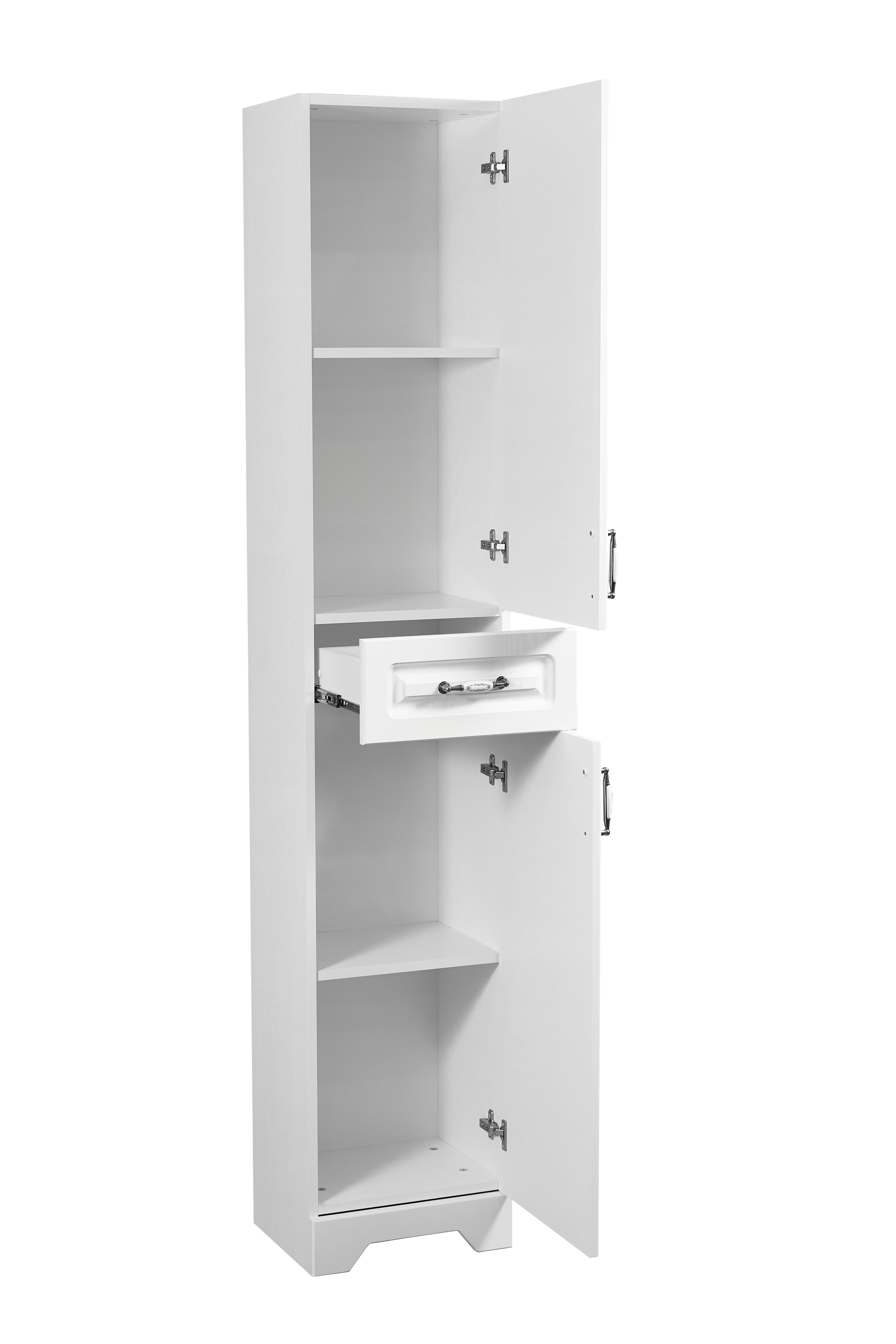 Шкаф-пенал "Кармела 36", ольха белая