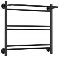 Полотенцесушитель водяной СТИЛЬЕ "Версия-Н1" 600х600 (Полка+1+2+2) П 16 (Чёрный)