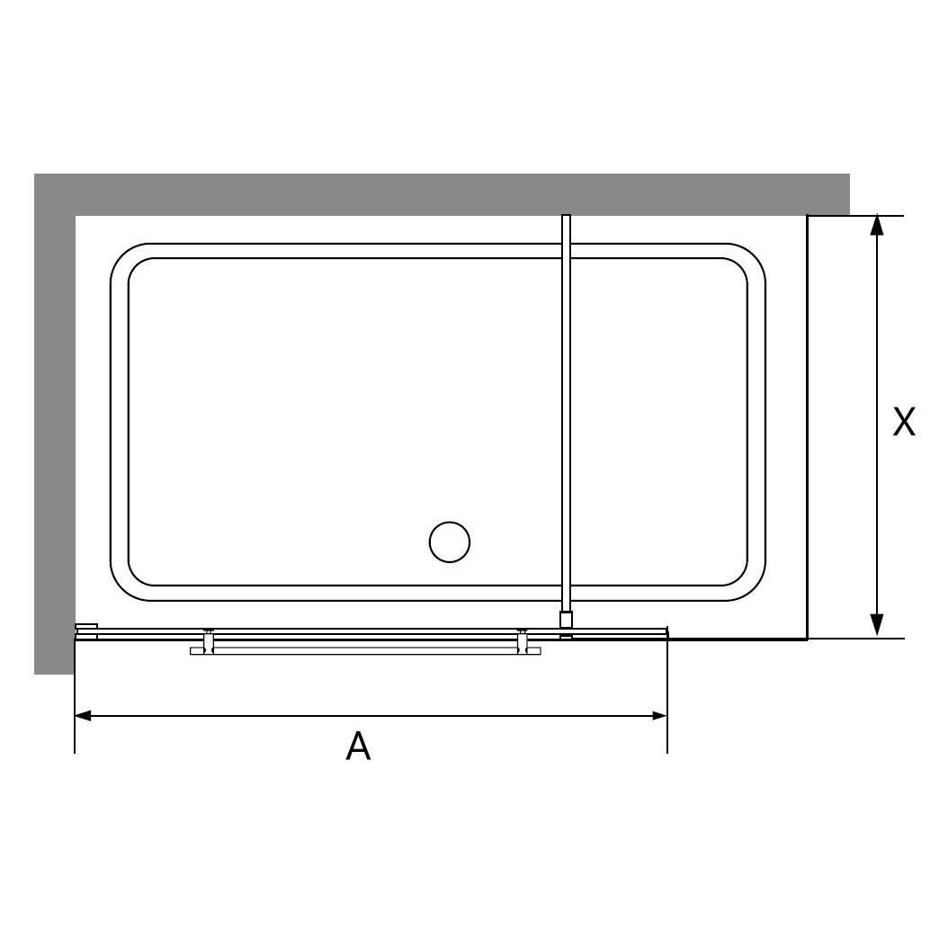 Душевая перегородка RGW WA-041B (1200, Прозрачное)