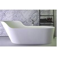 KNIEF Glow Ванна отдельностоящая ассимметричная левая  182х82х70/50см  со сливом, цвет белый матовый