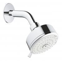 Верхний душ GROHE New Tempesta Cosmopolitan 100 III с кронштейном, хром (26090001)