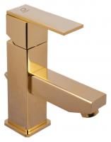 Смеситель для раковины Rav Slezak Loira LR527.5K золотой, с ручкой 5