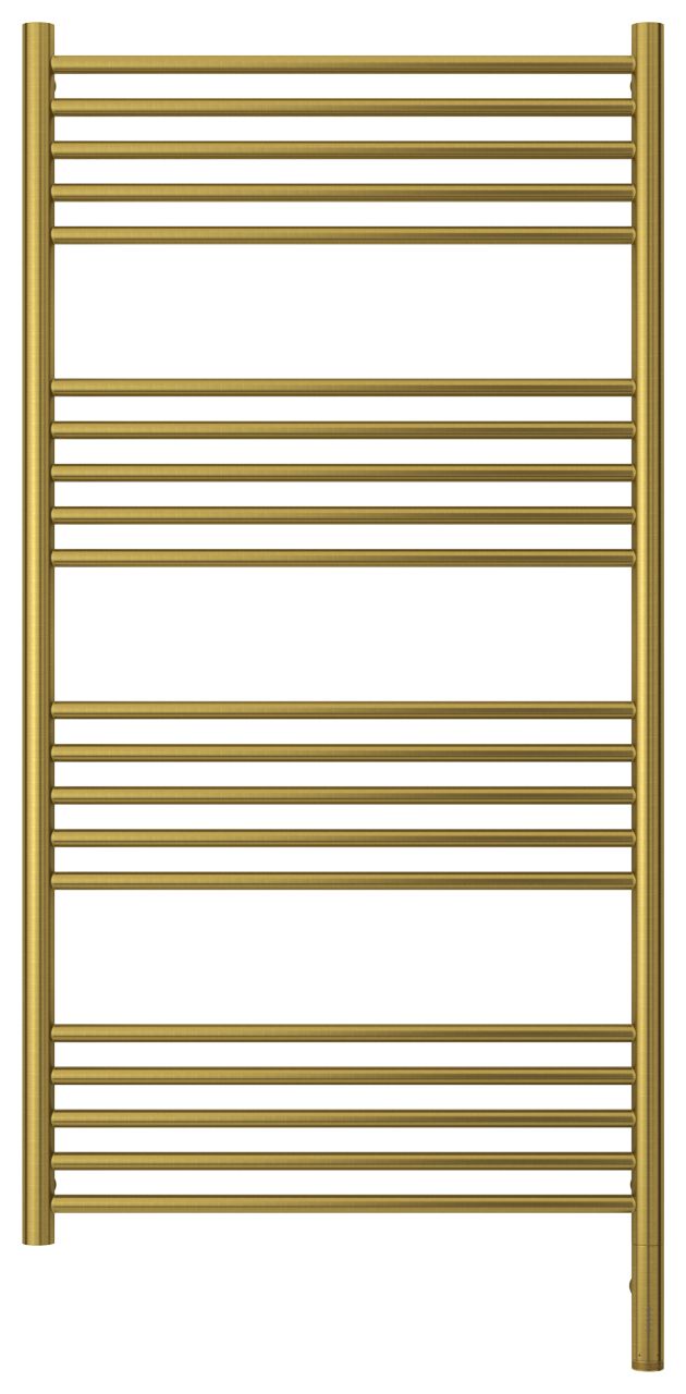 Полотенцесушитель электрический "БОГЕМА 3.0" прямая 1200х600 / МЭМ правый (Состаренная латунь)