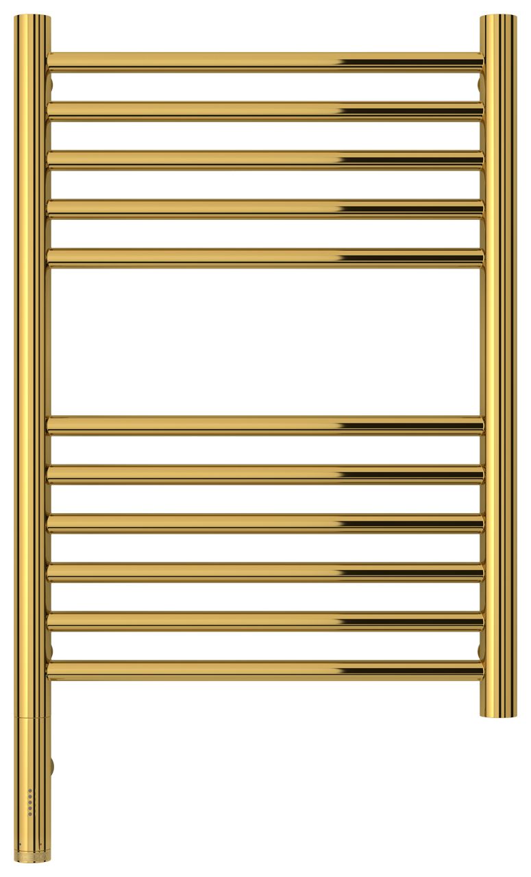 Полотенцесушитель электрический "БОГЕМА 3.0" прямая 600х400 / МЭМ левый (Золото)