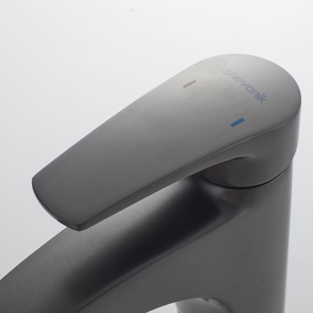 Смеситель для раковины Shevanik S5001T, оружейная сталь