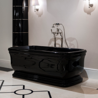 Devon Сифон для ванны AURORA/Diva/Celine/Wave с донным клапаном, цвет: никель блестящий