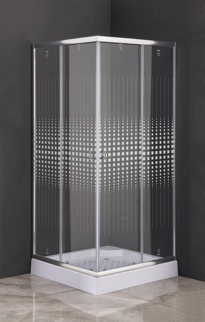 Уголок ZQ8111 душевой PARLY с поддоном