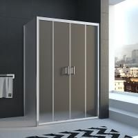 Душевой уголок Rovigo 120x120x185 Рифленое хром RV045-120120PR-02-19C1