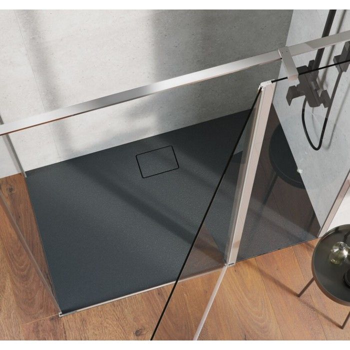 Поддон EXCELLENT Lavano 80x90 см (черный)