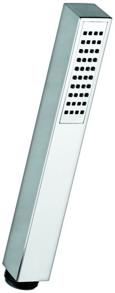 Emmevi, квадратная однорежимная лейка ручного душа из ABS пластика (для набора 122), цвет хром