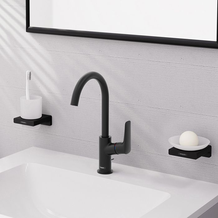 Смеситель для раковины, Hansgrohe, Logis, тип открывания воды-однорычажный, тип регулирования воды-керамический картридж, монтаж-на раковину/столешницу, отверстия для монтажа-1, высота, мм-300, вынос излива, мм-154, тип излива-поворотный, донный клапан-ес Смеситель для раковины, Hansgrohe, Logis, тип открывания воды-однорычажный, тип регулирования воды-керамический картридж, монтаж-на раковину/столешницу, отверстия для монтажа-1, высота, мм-300, вынос излива, мм-154, тип излива-поворотный, донный клапан-ес
