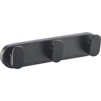 Вешалка с 3 крючками для ванной WONZON & WOGHAND CARBON, Черный (WW-7735)