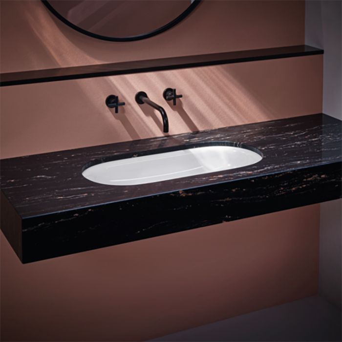 BETTE COMODO Раковина встраиваемая снизу  574х380х120 мм,  без отв под смес.без перел., BetteGlasur® Plus, цвет белый