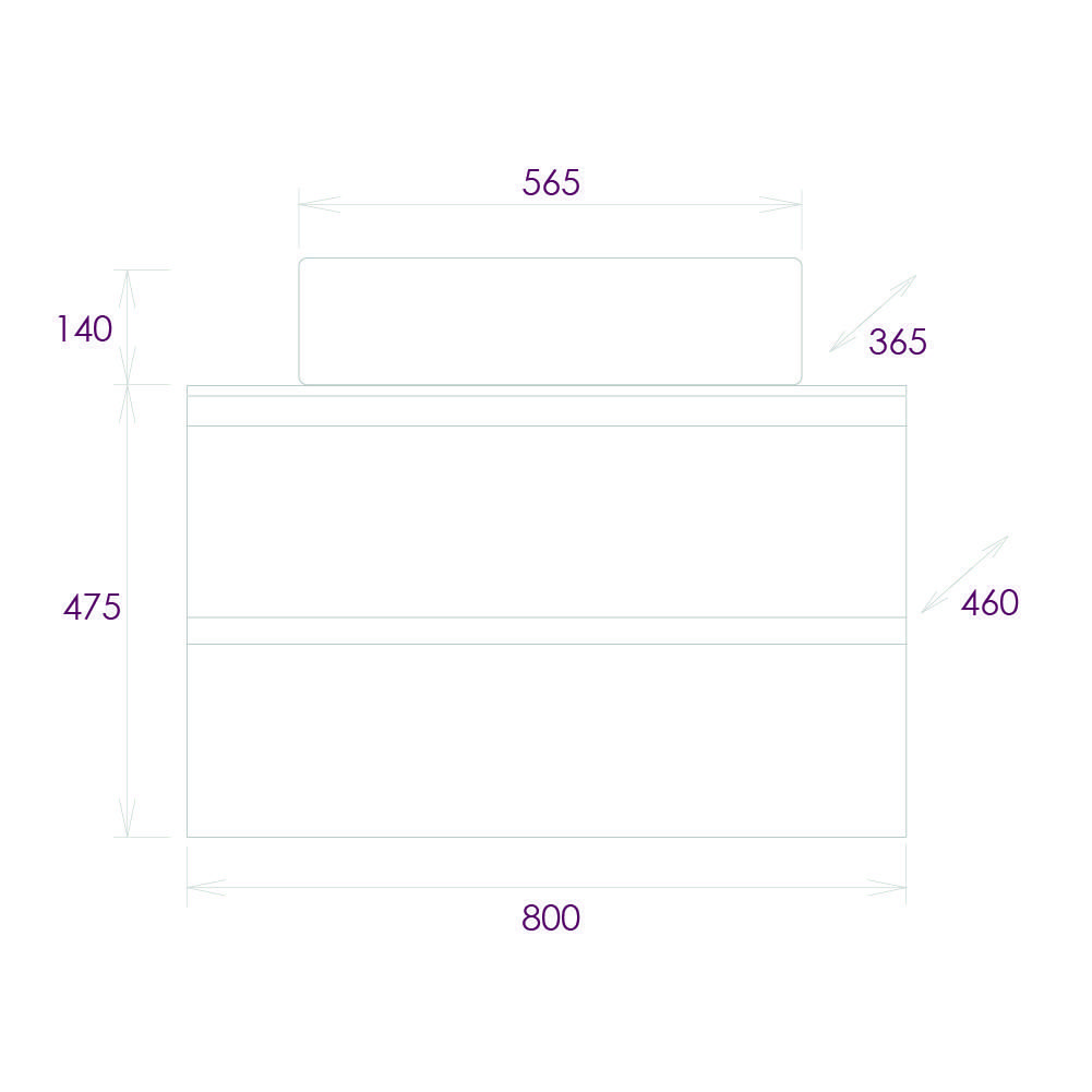 Тумба Onika Алеста 80 подвесная, белая/камень светлый (ум. Олимпия 56)
