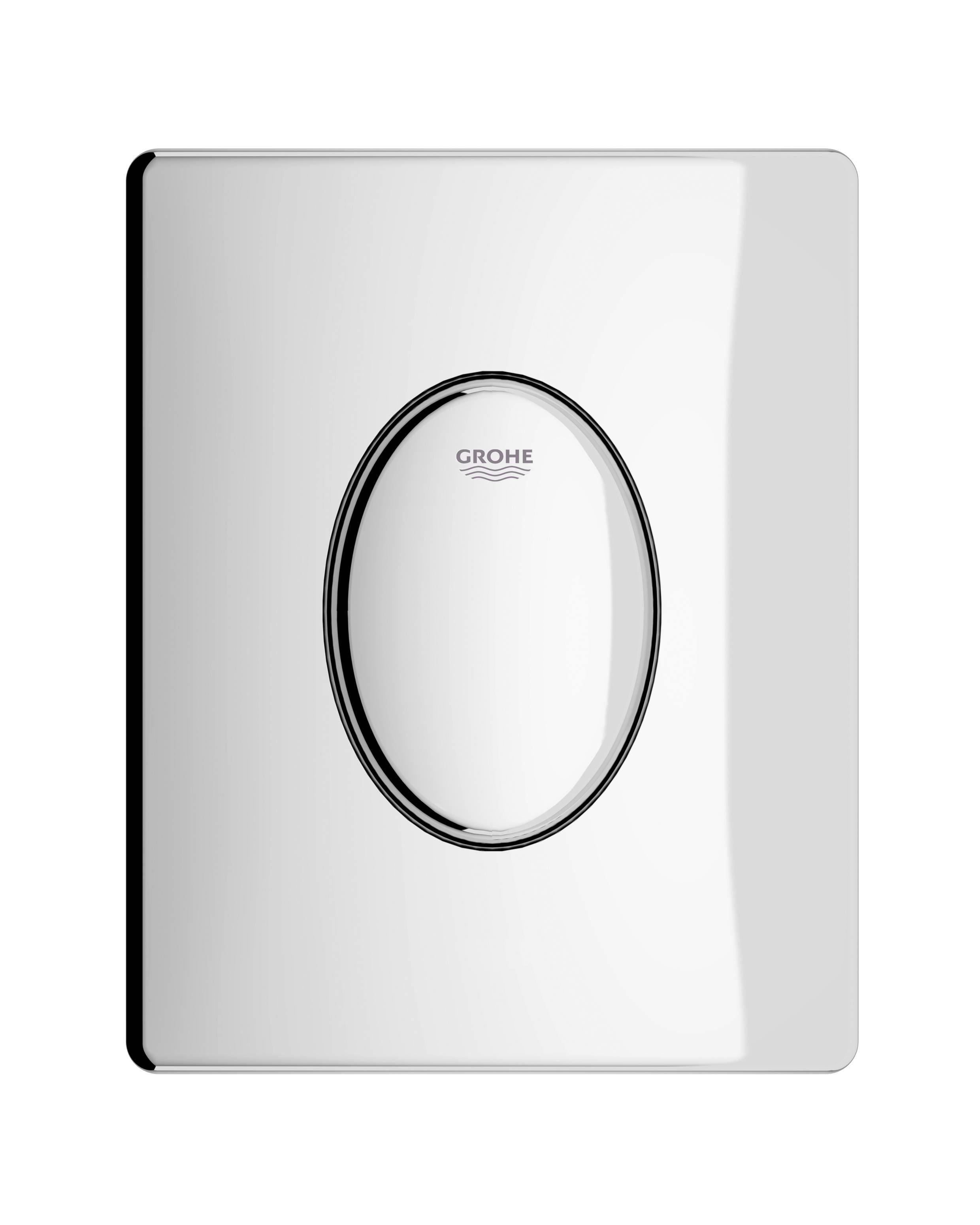 Панель смыва для унитаза GROHE Skate Air вертикальная (1 режим смыва), хром (38564000)