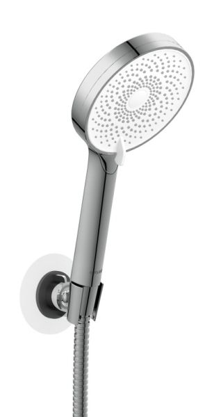 Душевой гарнитур Cersanit FERRO (держатель лейки) 3 режима шланг 150 металл круг (64086)