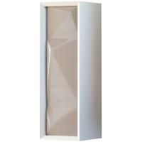 Шкаф пенал Marka One Romb 30П L Cappuccino