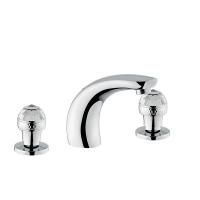 AXO SWAROVSKI Смеситель для раковины на 3 отв. излив H150 мм, хром