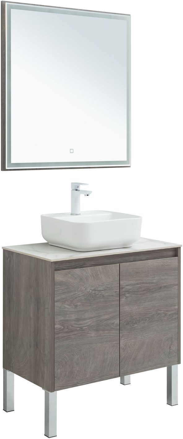 Мебель для ванной Aquanet Nova Lite 75 дуб рошелье (2 дверцы) Мебель для ванной Aquanet Nova Lite 75 дуб рошелье (2 дверцы)