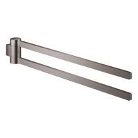 Держатель для полотенца GROHE Selection, двойной, поворотный, темный графит глянец (41063A00) Держатель для полотенца GROHE Selection, двойной, поворотный, темный графит глянец (41063A00)