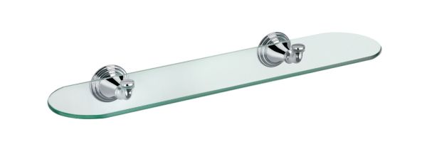 Стеклянная полка Fixsen Best FX-71603 Хром