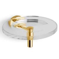 Bertocci Cinquecento Мыльница подвесная, цвет: прозрачное стекло/золото