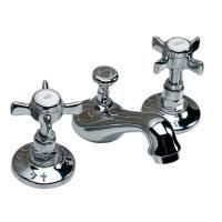 Devon Coventry Смеситель для биде на 3 отв., с донным клапаном, излив 111 мм, цвет: хром