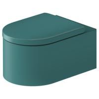 Duravit  Millio Унитаз подвесной  декор &quot;Smooth&quot;  370х570 мм, крепление в компл.,цвет аквамарин матовый