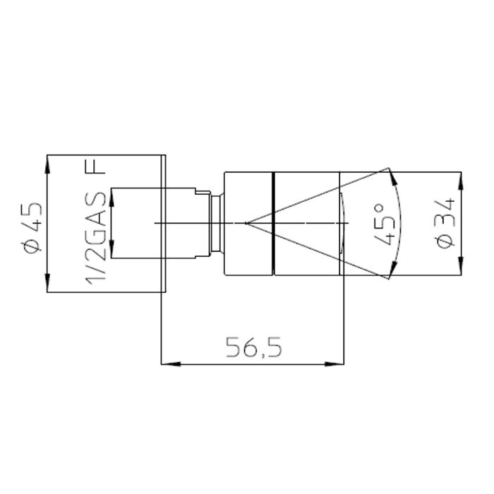 Форсунка, Bossini, Tondo Mas, боковая, поворотная, форма-круглая, диаметр,мм-34, струя-массажная, материал-латунь, цвет-хром Форсунка, Bossini, Tondo Mas, боковая, поворотная, форма-круглая, диаметр,мм-34, струя-массажная, материал-латунь, цвет-хром