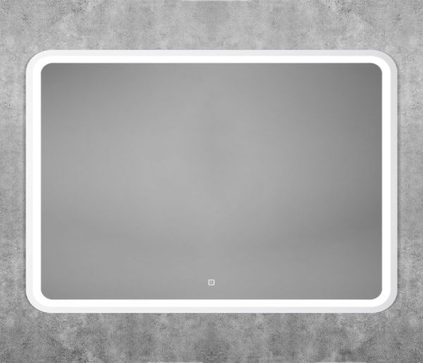 Зеркало с подсветкой "Genova 1000x800" AM-Gen-1000-800-DS-F-White