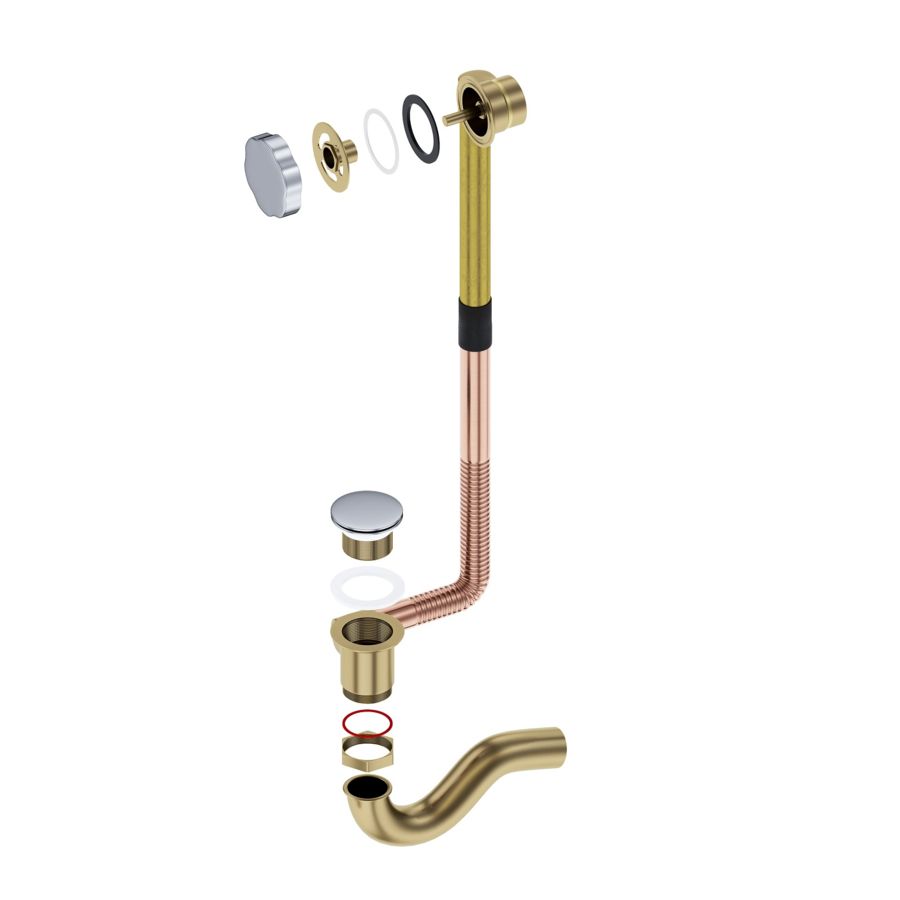 Слив перелив Timo 8004/00 хром, артикул 8004/00