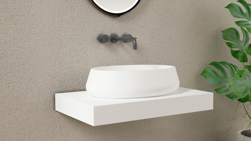 Zenon Elipse, накладная раковина овальной формы, 60х42х15 см, цвет белый матовый, артикул 4000.000.000.000.39676