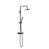 936750300 Scandinavian Pure душевая система с душевым ТМС смесителем полкой, чёрный 936750300 Scandinavian Pure душевая система с душевым ТМС смесителем полкой, чёрный
