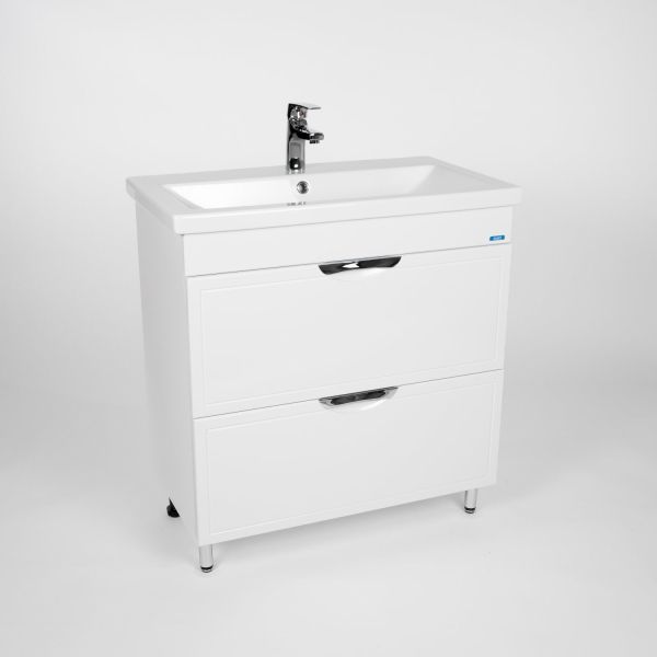 Тумба VIANT "Лима" 2 ящика 425х760х820 под раковину .S-UM-COM80/1-w (COMO 80) (VLIM80CO-T2Y)