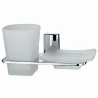 Держатель стакана и мыльницы WasserKRAFT Leine K-5026 Хром