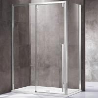 Душевые уголки Vincea Душевой уголок Lugano VSR-1L8014CL-1, 1400*800, хром, стекло прозрачное, , шт