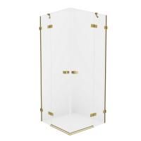 Душевое ограждение NEW TRENDY AVEXA GOLD BRUSHED 100x120x200 EXK-1787 (брашированное золото)