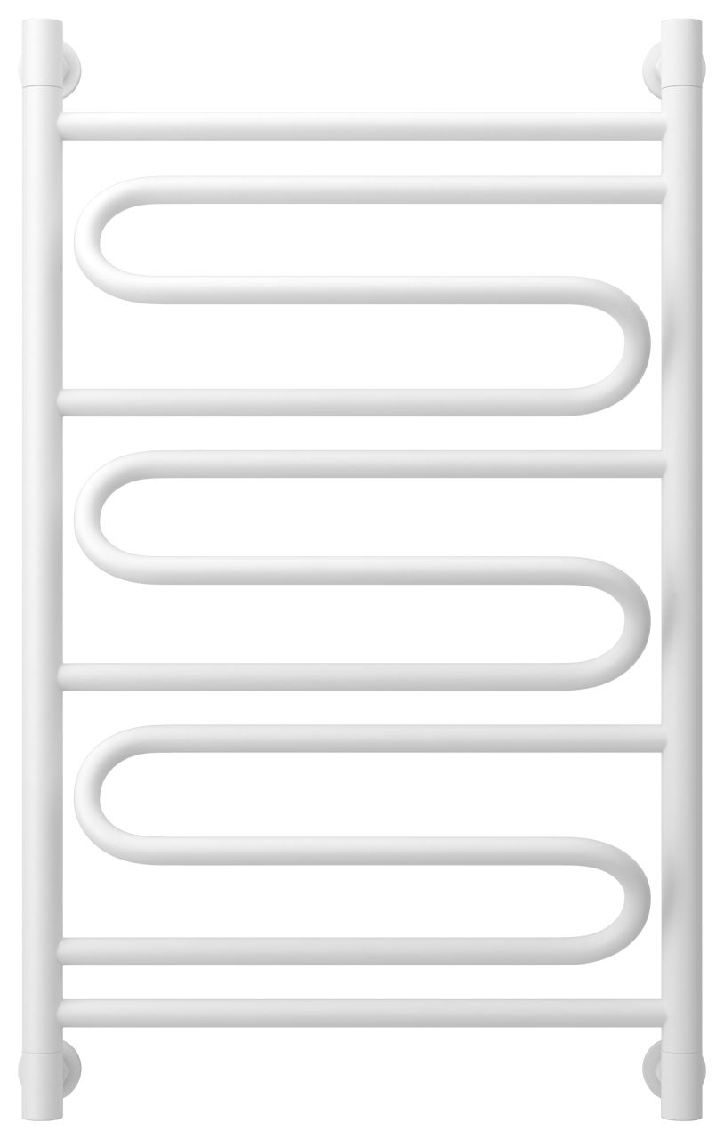 Полотенцесушитель водяной "ЭЛЕГИЯ+" 800х500 (Матовый белый)