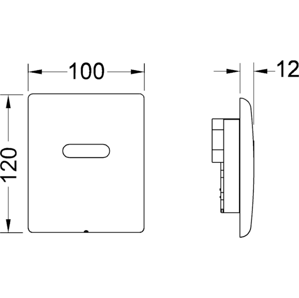TECEplanus Urinal, 230/12 V, нерж. ст. - сатин. TECEplanus Urinal, 230/12 V, нерж. ст. - сатин.