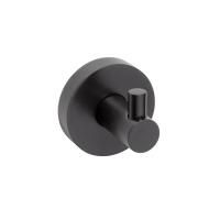 Крючок X-ROUND, одинарный BLACK, черный, Sapho