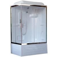 Душевая кабина Royal Bath BP 120х80 RB8120BP1-T-CH-R стекло прозрачное задняя стенка Белая Душевая кабина Royal Bath BP 120х80 RB8120BP1-T-CH-R стекло прозрачное задняя стенка Белая