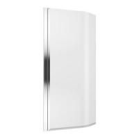 Шторка для ванны EXCELLENT Be Spot 75 см (хром) левая