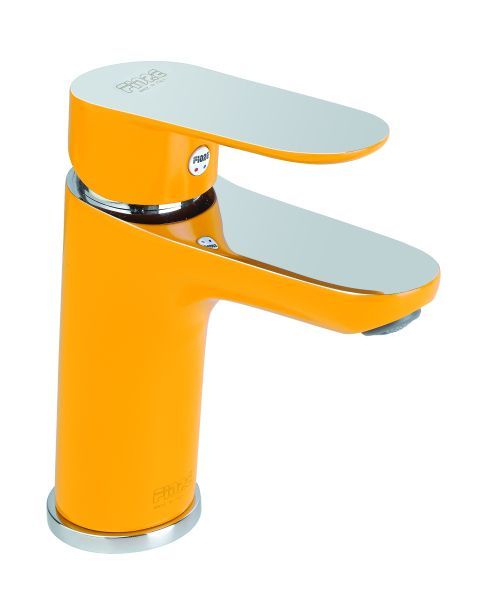 Смеситель для раковины Fiore KEVON CHIC 81YX8123, хром/желтый