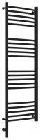 Полотенцесушитель электрический "БОГЕМА 3.0" 1200х400 / МЭМ левый (Матовый чёрный)