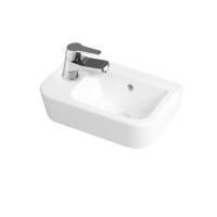 Комплект 2 в 1 Lavinia Boho One 21510471, подвесная фарфоровая раковина 37 см, смеситель