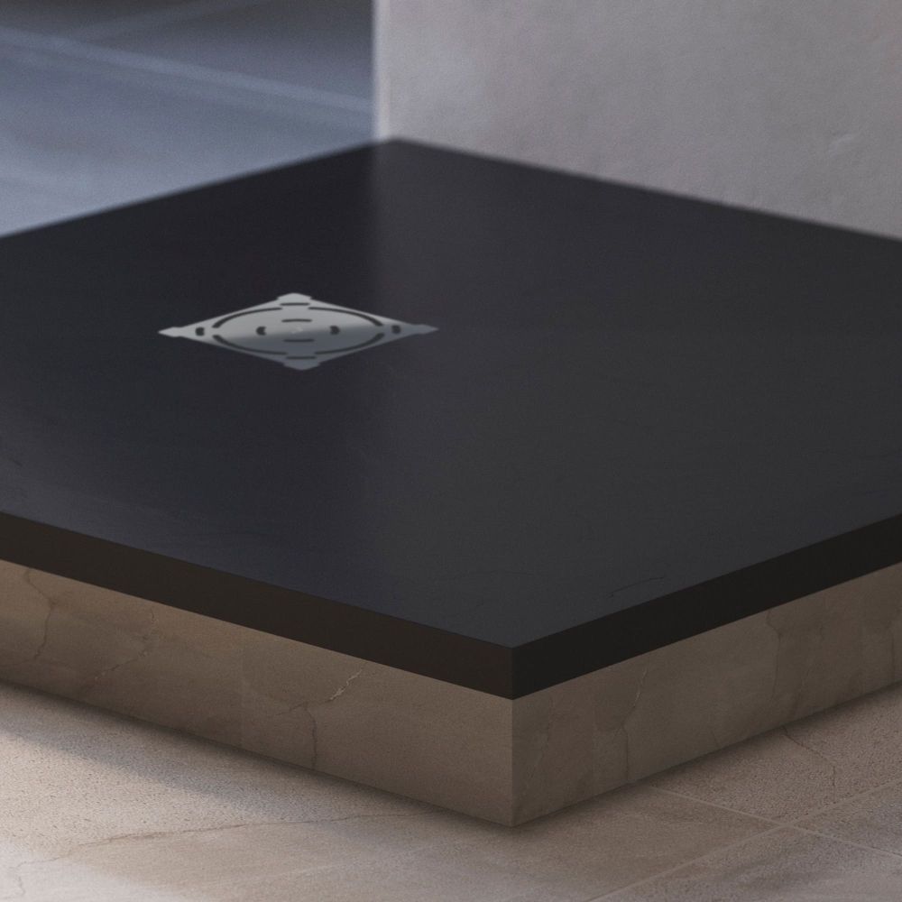 Душевой поддон квадратный RGW ST-B Черный