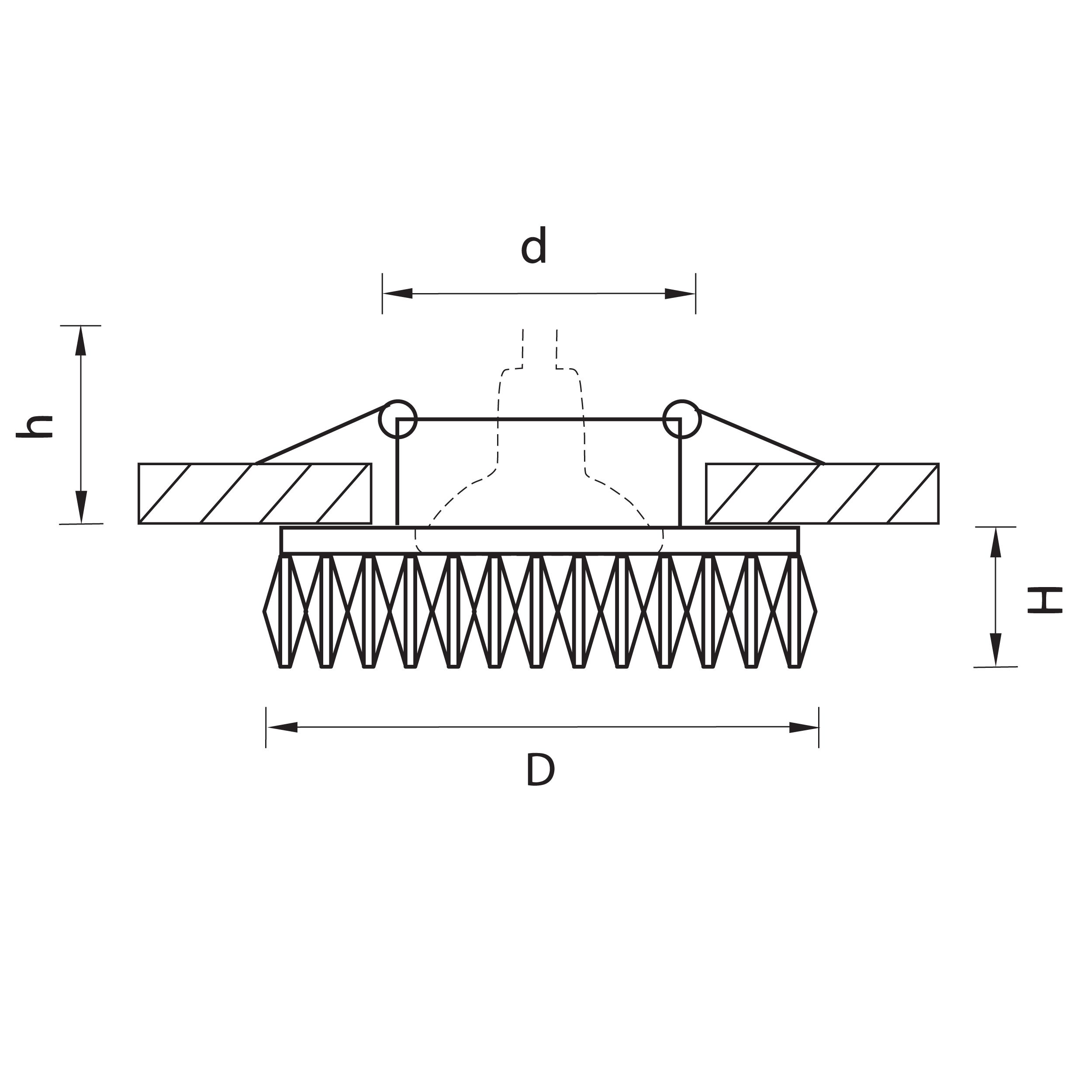 Светильник точечный встраиваемый декоративный под заменяемые галогенные или LED лампы Ingrano Lightstar 002534