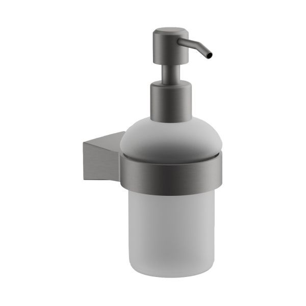 Дозатор жидкого мыла BELZ B91227, оружейная сталь
